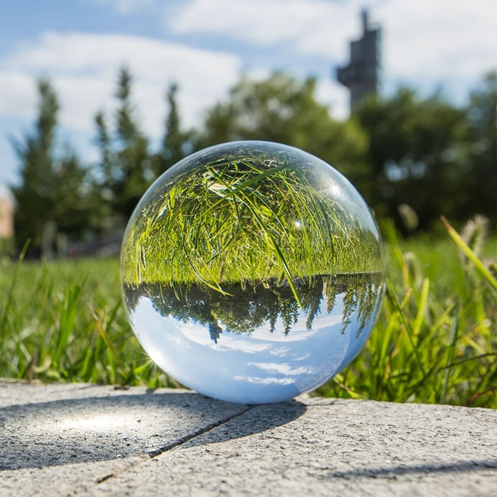 Lens Ball Crystal - Esfera de cristal transparente de diseño