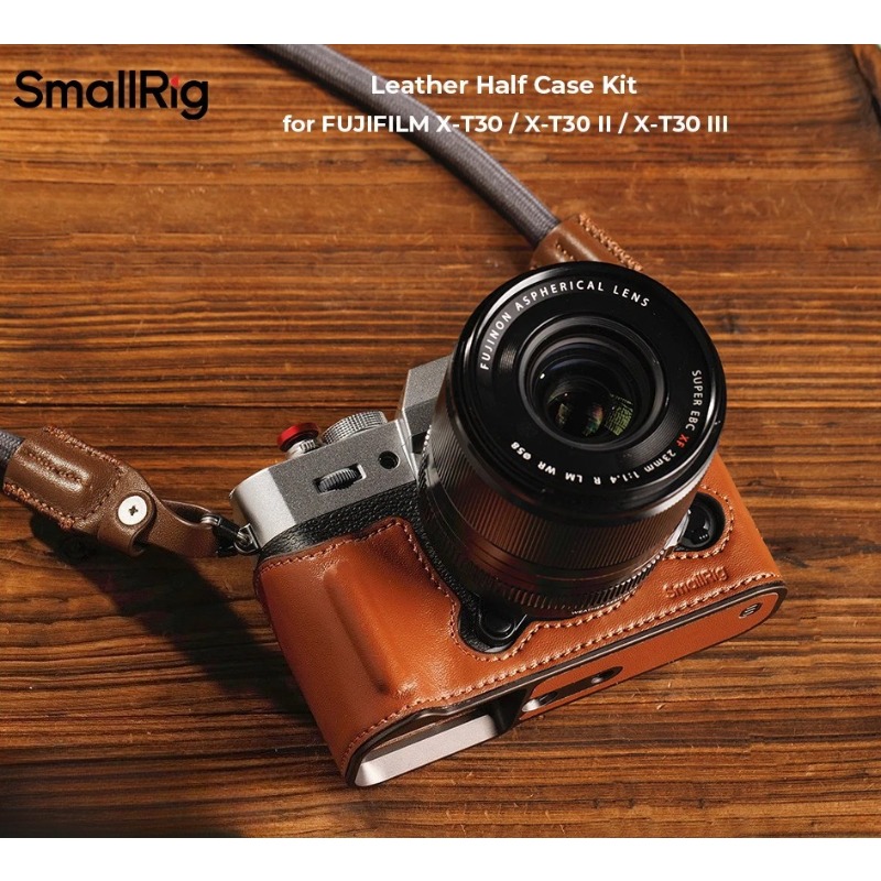 Camera Strap Leather - SmallRig Kit de media funda de