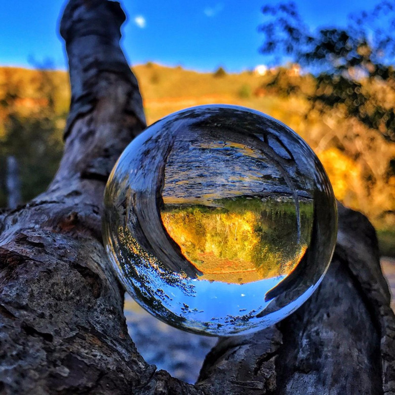 Lens Ball Crystal - Bola de cristal transparente K9 para