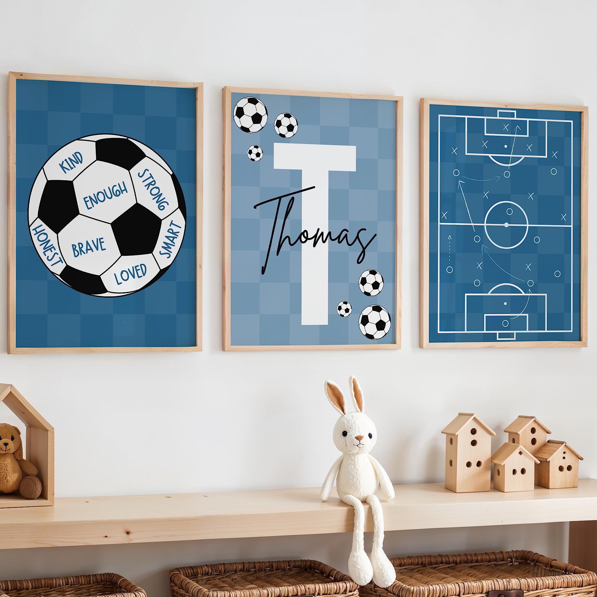 Set de arte mural de fútbol pe - Photography Nature reseña y precio