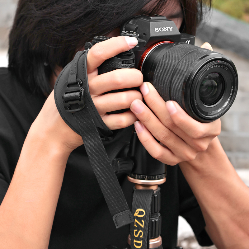 Correa de muñeca para cámara d - Camera Strap Leather reseña y precio