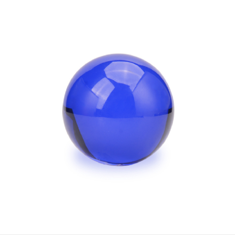 Candelabro K9 de cristal azul  - Lens Ball Crystal reseña y precio