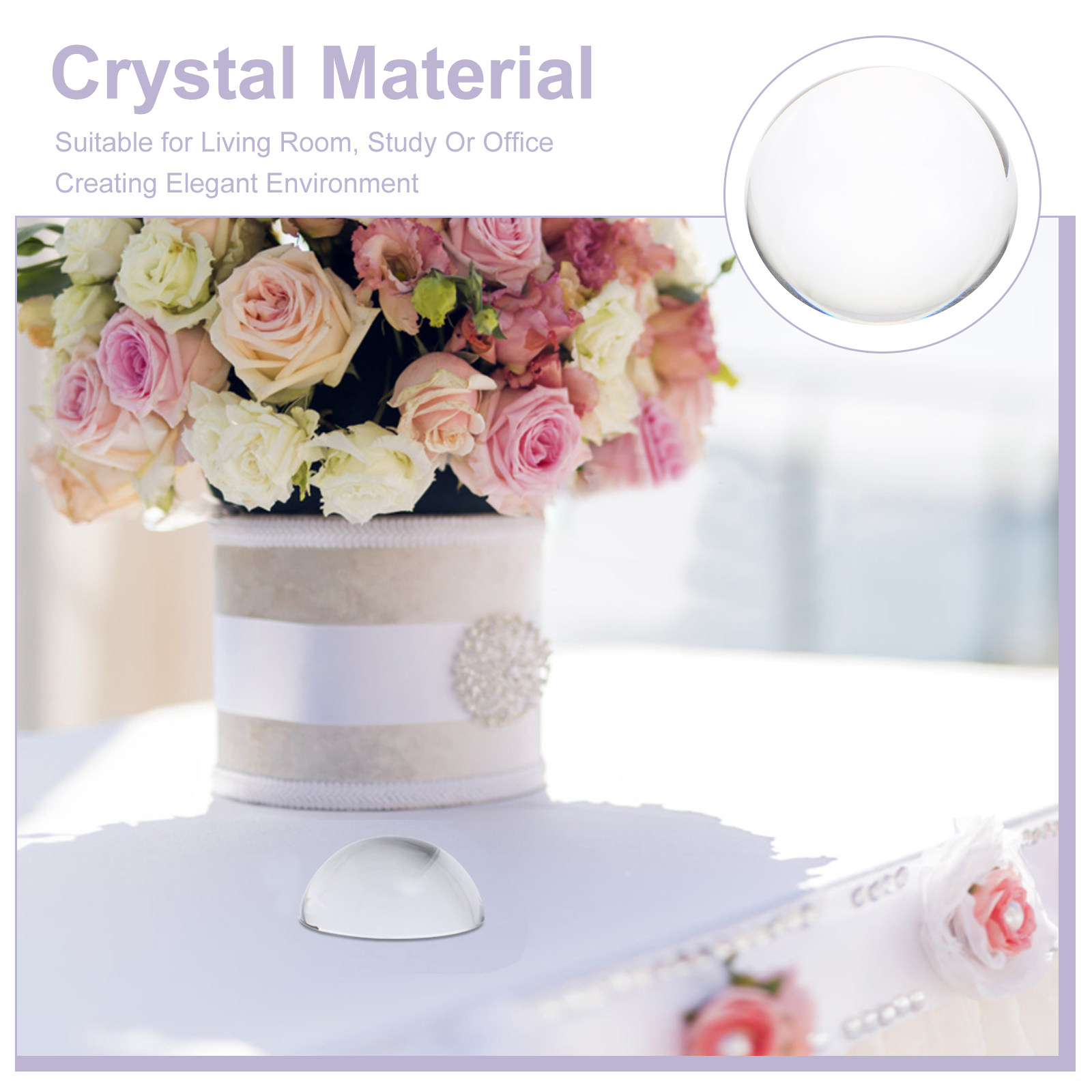 Esfera de cristal transparente - Lens Ball Crystal reseña y precio