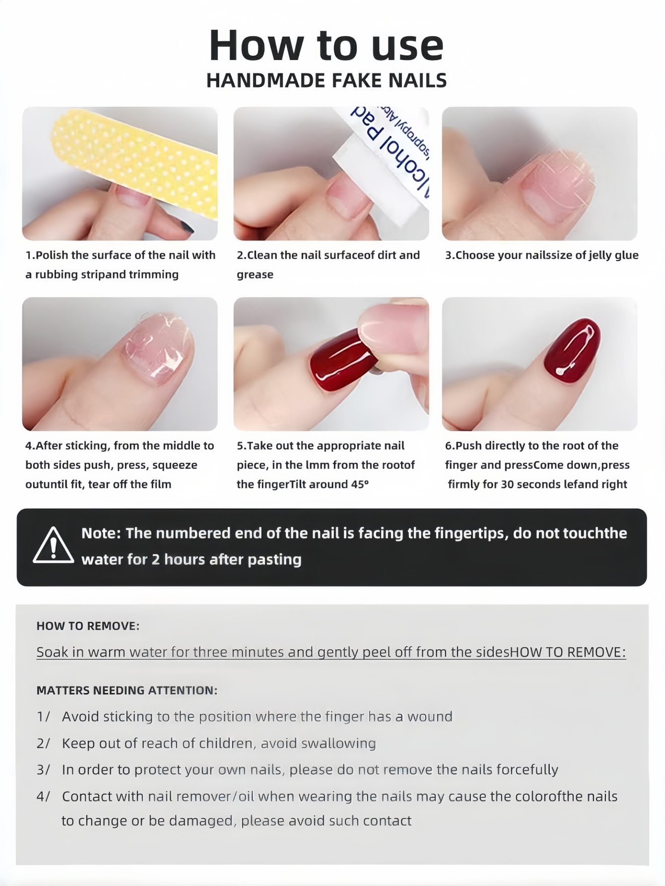 10 Uñas Postizas en Forma de A - Photography Night reseña y precio