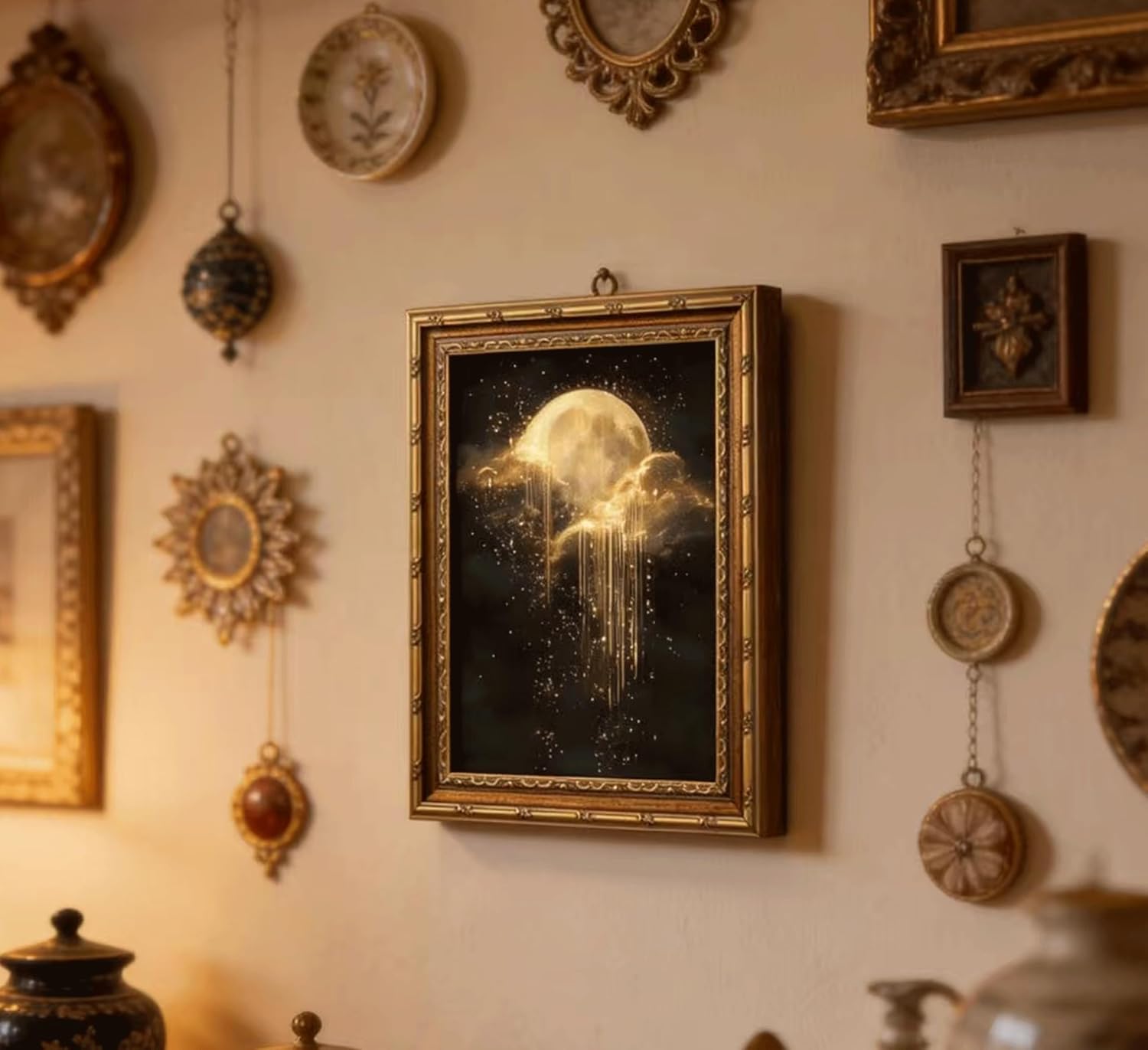 Cuadro Antiguo con Marco, Arte - Photography Night reseña y precio