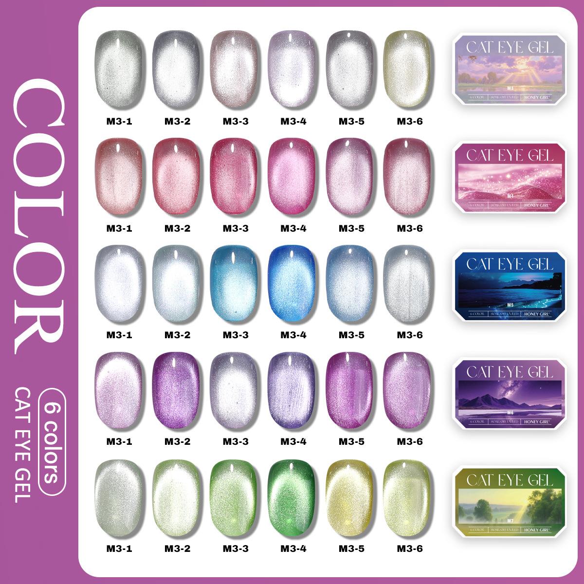Paleta de 6 Esmaltes de Gel Oj - Photography Design reseña y precio