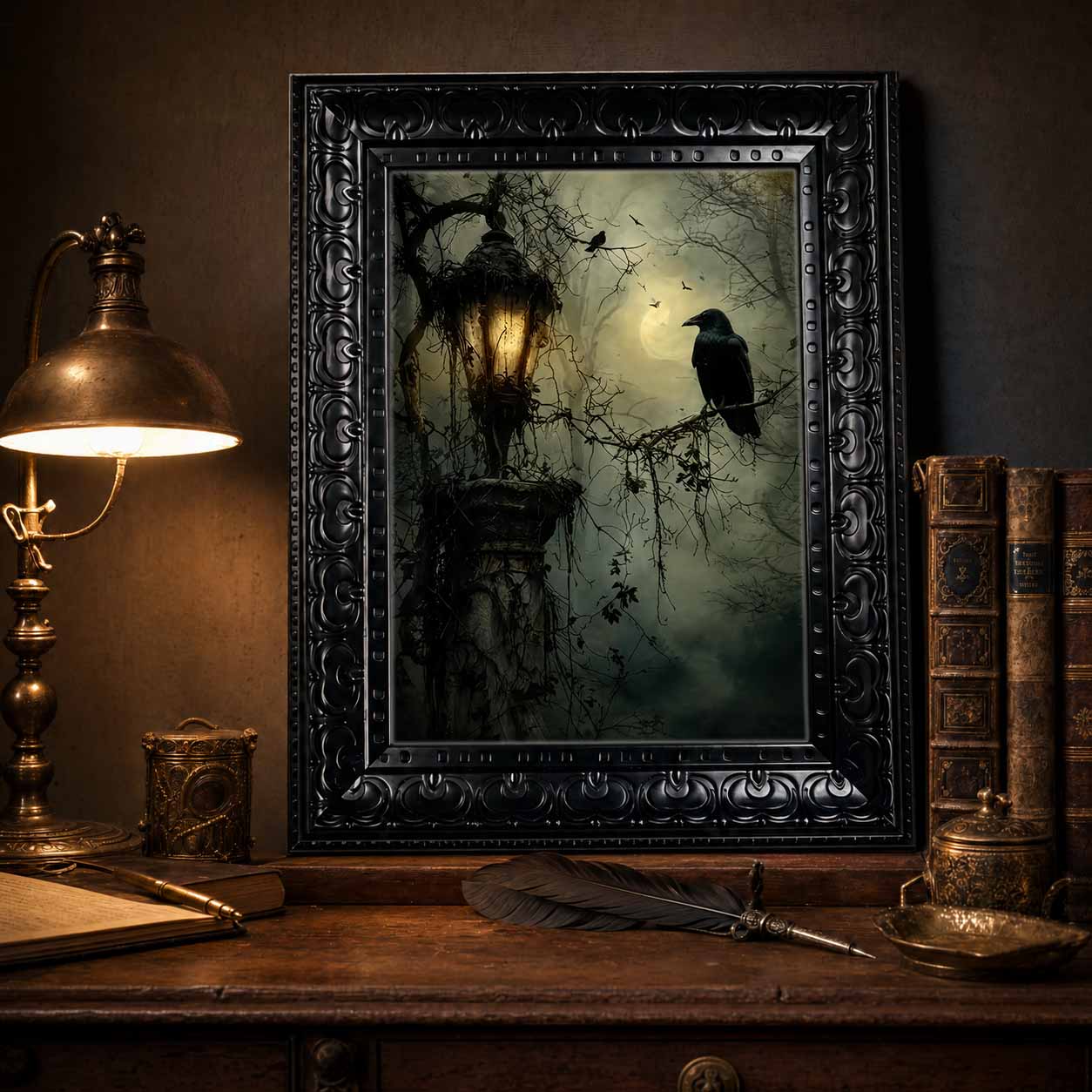 Arte de pared de Halloween, li - Photography Night reseña y precio