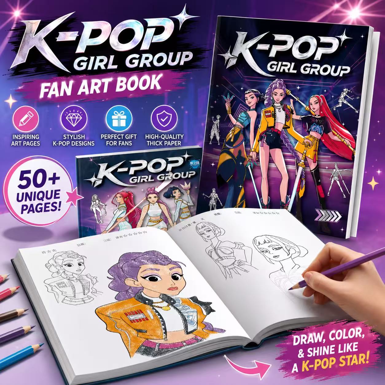 Libros para Colorear de Anime  - Photography Art reseña y precio