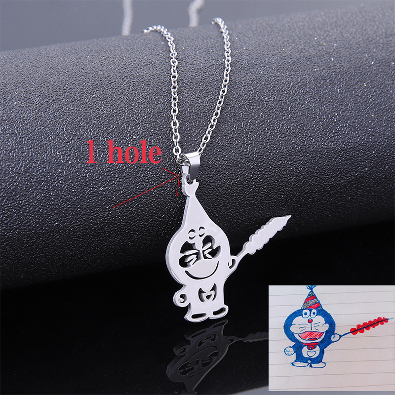 Collar con Colgante de Dibujo  - Photography Logo reseña y precio