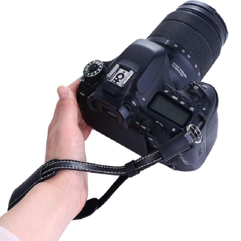 Correa de muñeca para cámara d - Camera Strap Leather reseña y precio