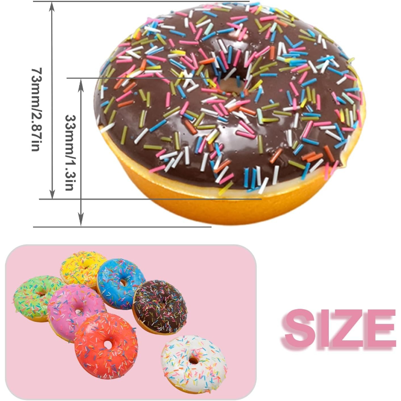 7 piezas de donuts falsos arti - Photography Simulator reseña y precio