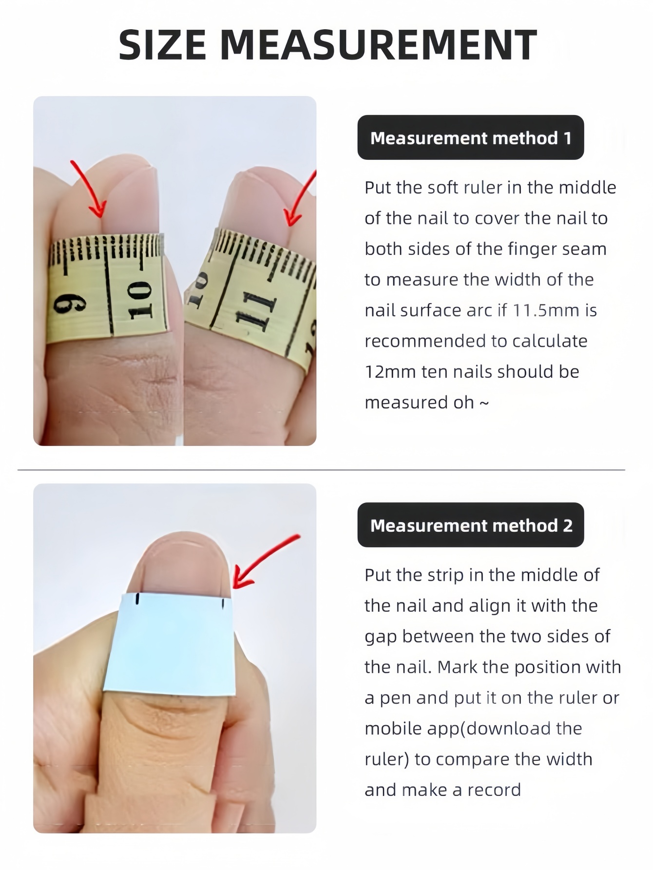 10 Uñas Postizas Largas en For - Photography Night reseña y precio