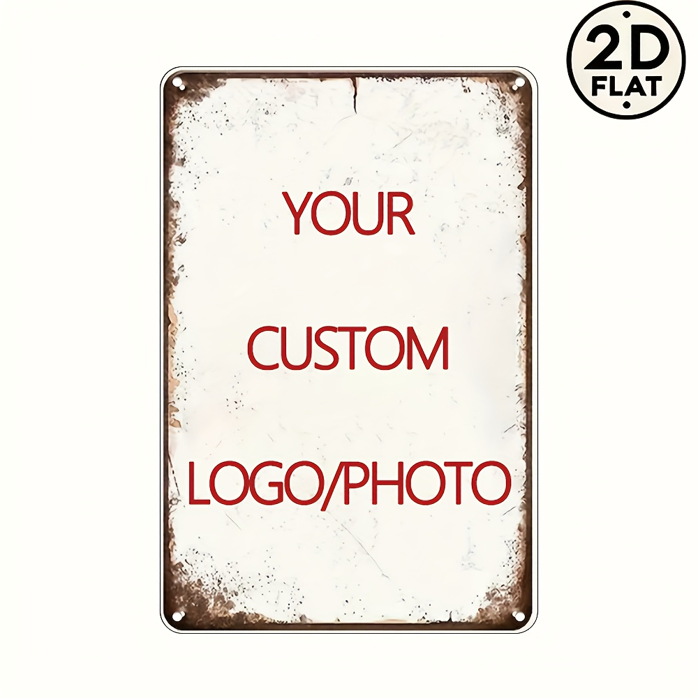 Letrero Metálico Personalizado - Photography Logo reseña y precio