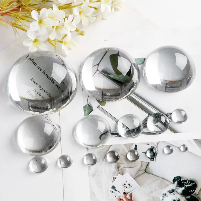 Lente hemisférica Vidrio trans - Lens Ball Crystal reseña y precio